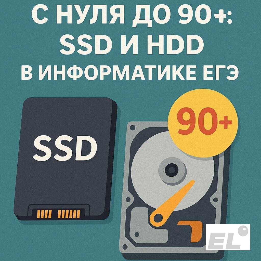 С нуля до 90+: SSD и HDD в информатике ЕГЭ
