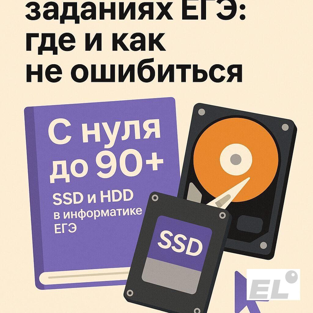 SSD и HDD в заданиях ЕГЭ: где и как не ошибиться SSD и HDD в заданиях ЕГЭ: где и как не ошибиться