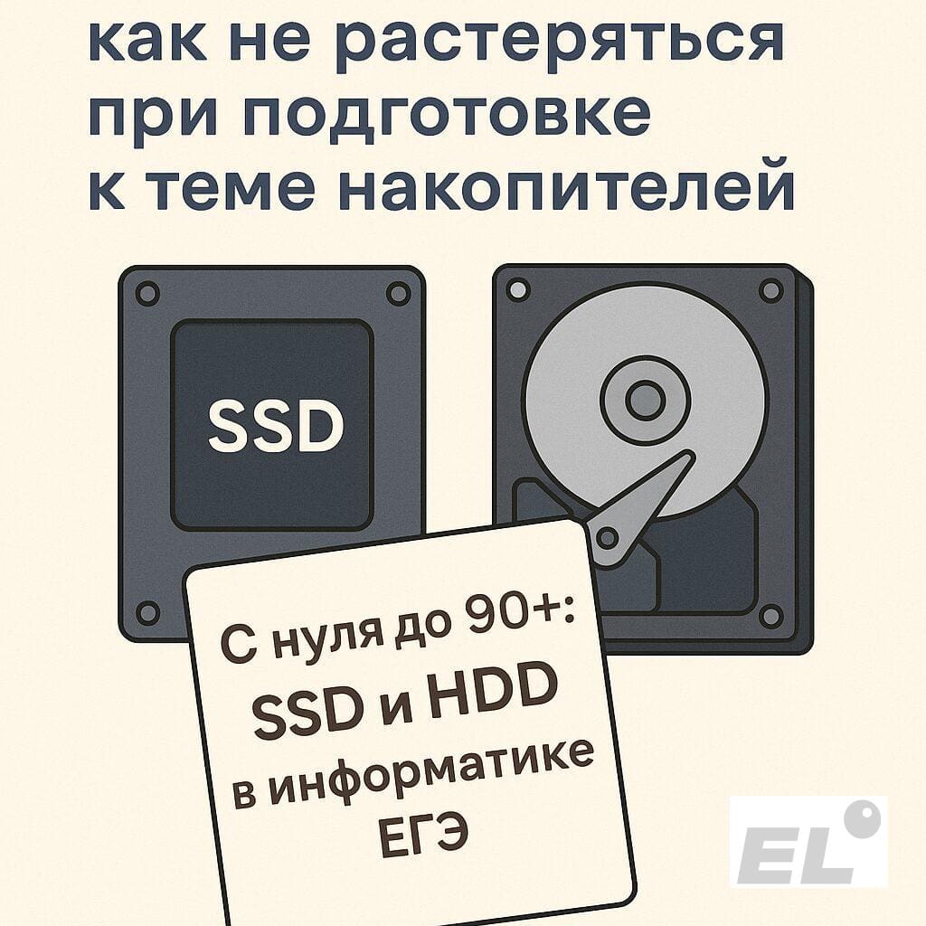 Мини-инструкция: как не растеряться при подготовке к теме накопителей Мини-инструкция: как не растеряться при подготовке к теме накопителей