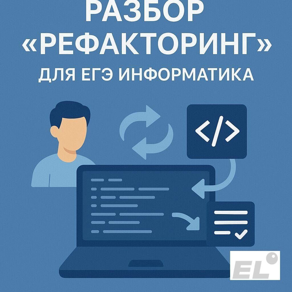 Разбор «рефакторинг» для ЕГЭ информатика