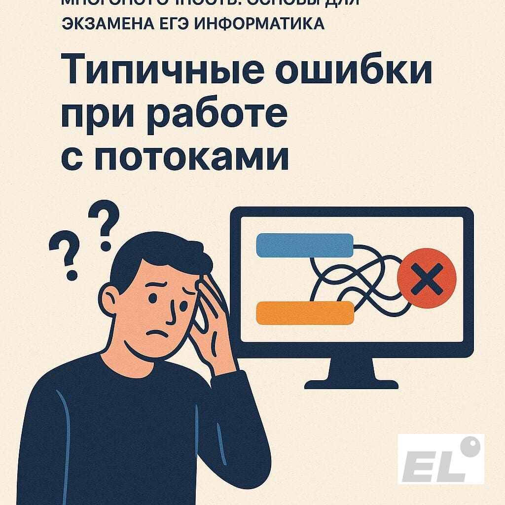 Типичные ошибки при работе с потоками