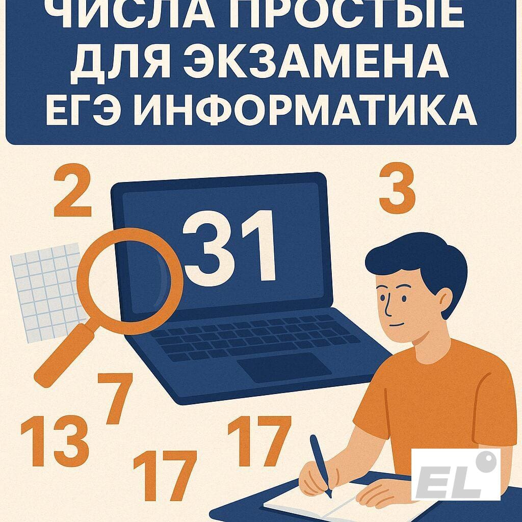 Простые числа и делители: как решать Задания №17 и №25 на ЕГЭ по информатике