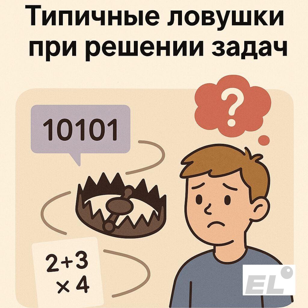 Типичные ловушки при решении задач