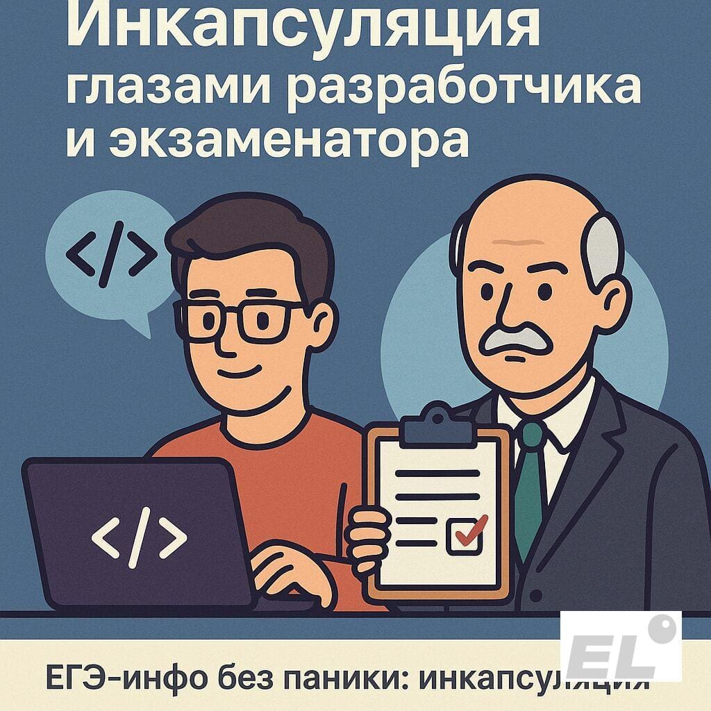 Инкапсуляция глазами разработчика и экзаменатора Инкапсуляция глазами разработчика и экзаменатора