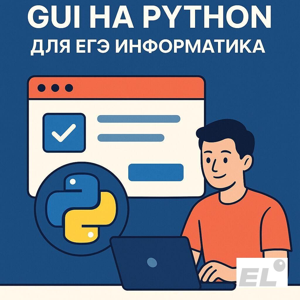 Онлайн курс: GUI на Python для ЕГЭ информатика