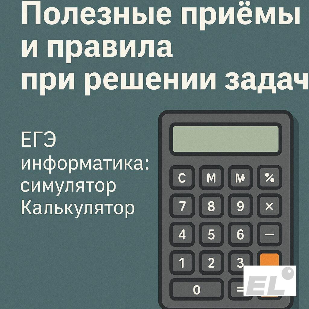Полезные приёмы и правила при решении задач