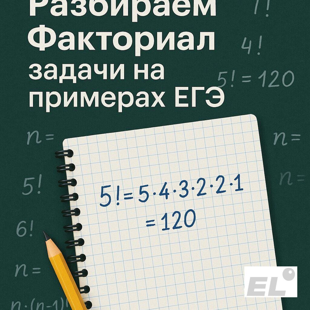Факториал в ЕГЭ по профильной математике: как решать комбинаторные задачи