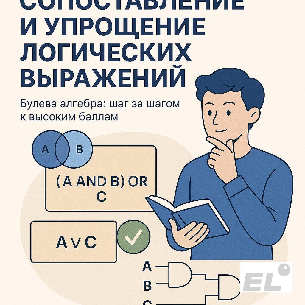 Сопростовление и упрощение логических выражений