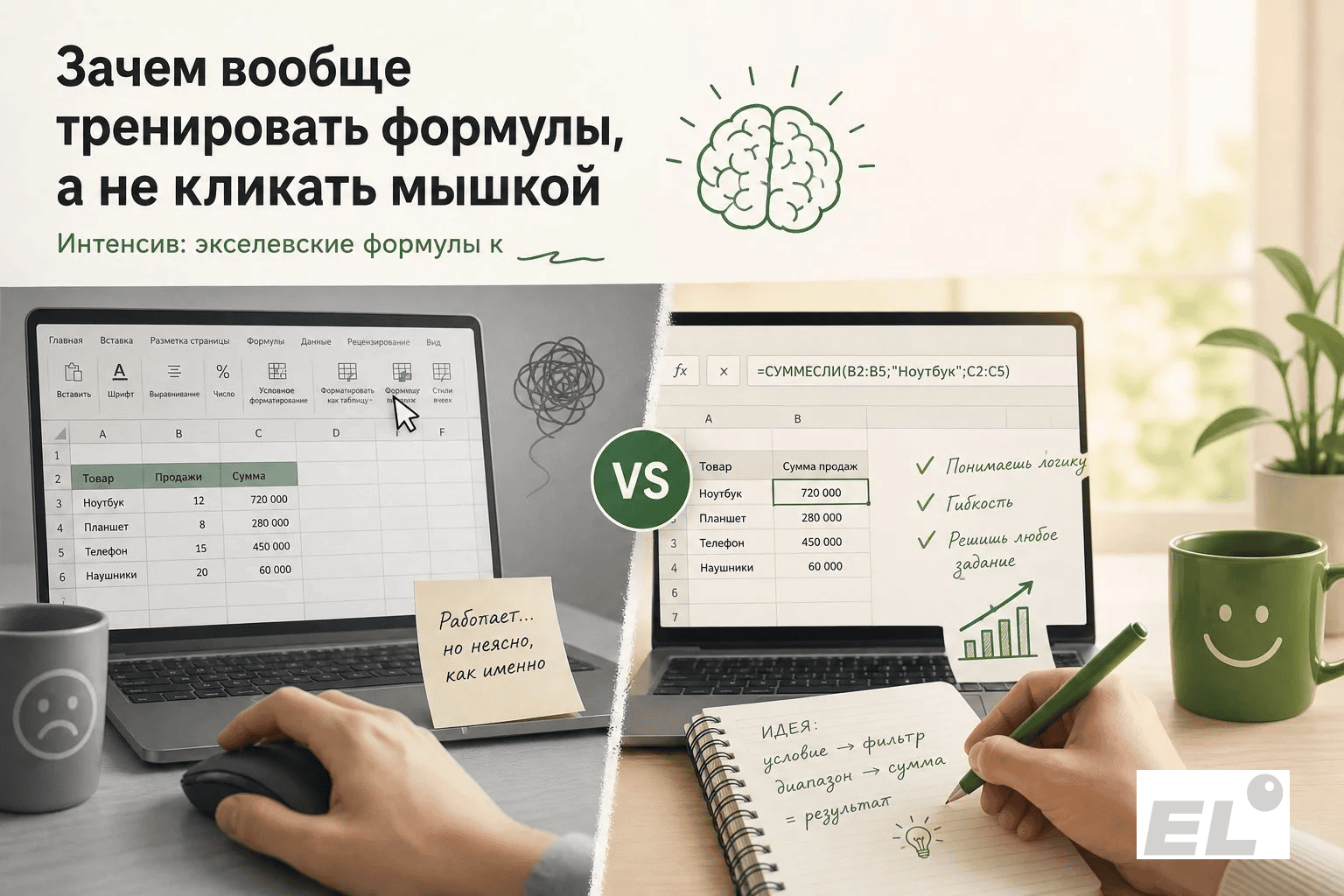 Формулы в электронных таблицах: интенсив для ОГЭ и база для программирования