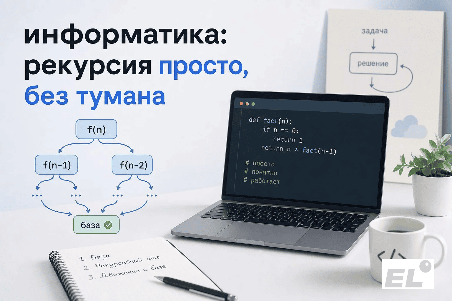 ЕГЭ информатика: рекурсия просто