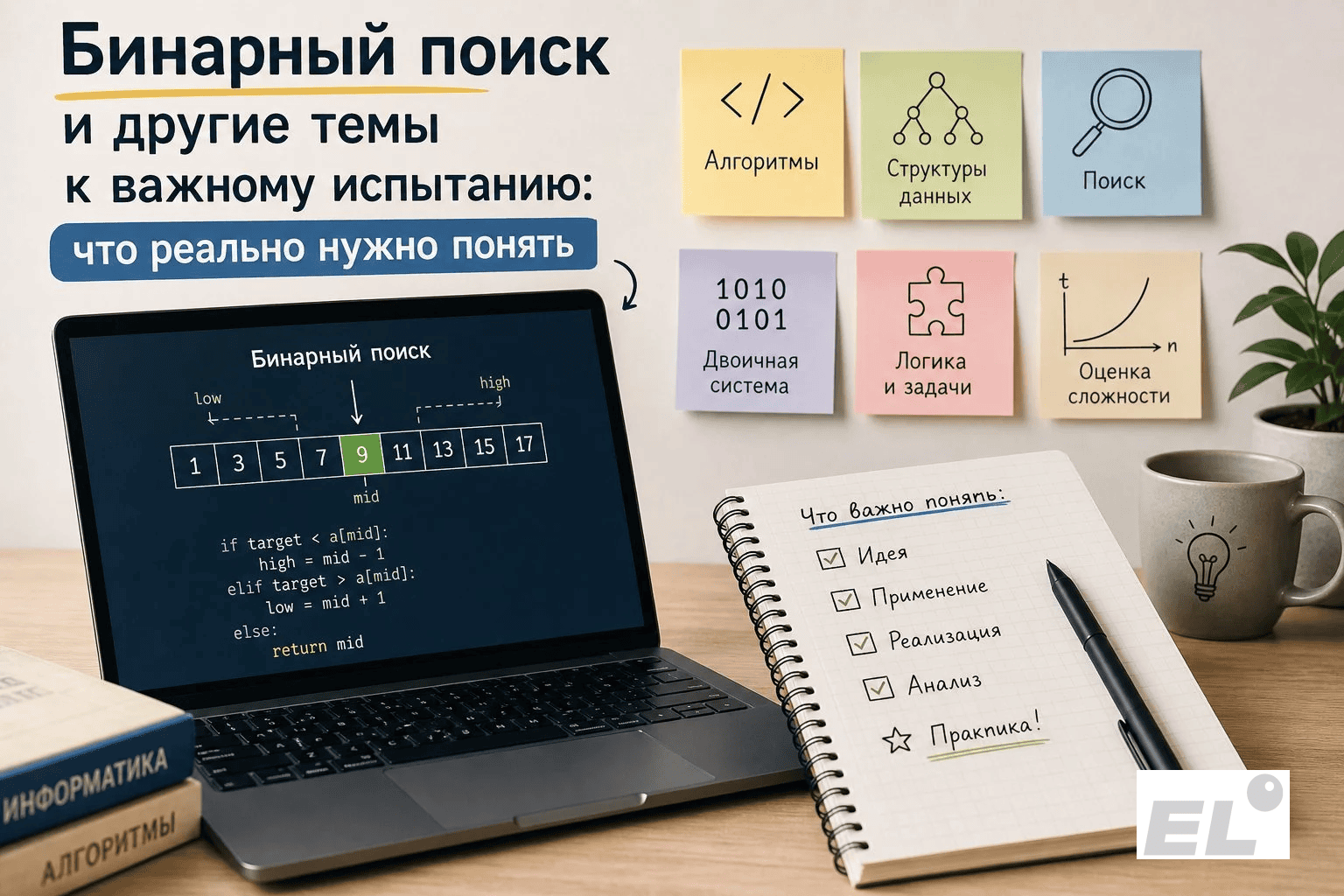 Бинарный поиск в ЕГЭ-2026: как не запутаться в границах и получить 90+