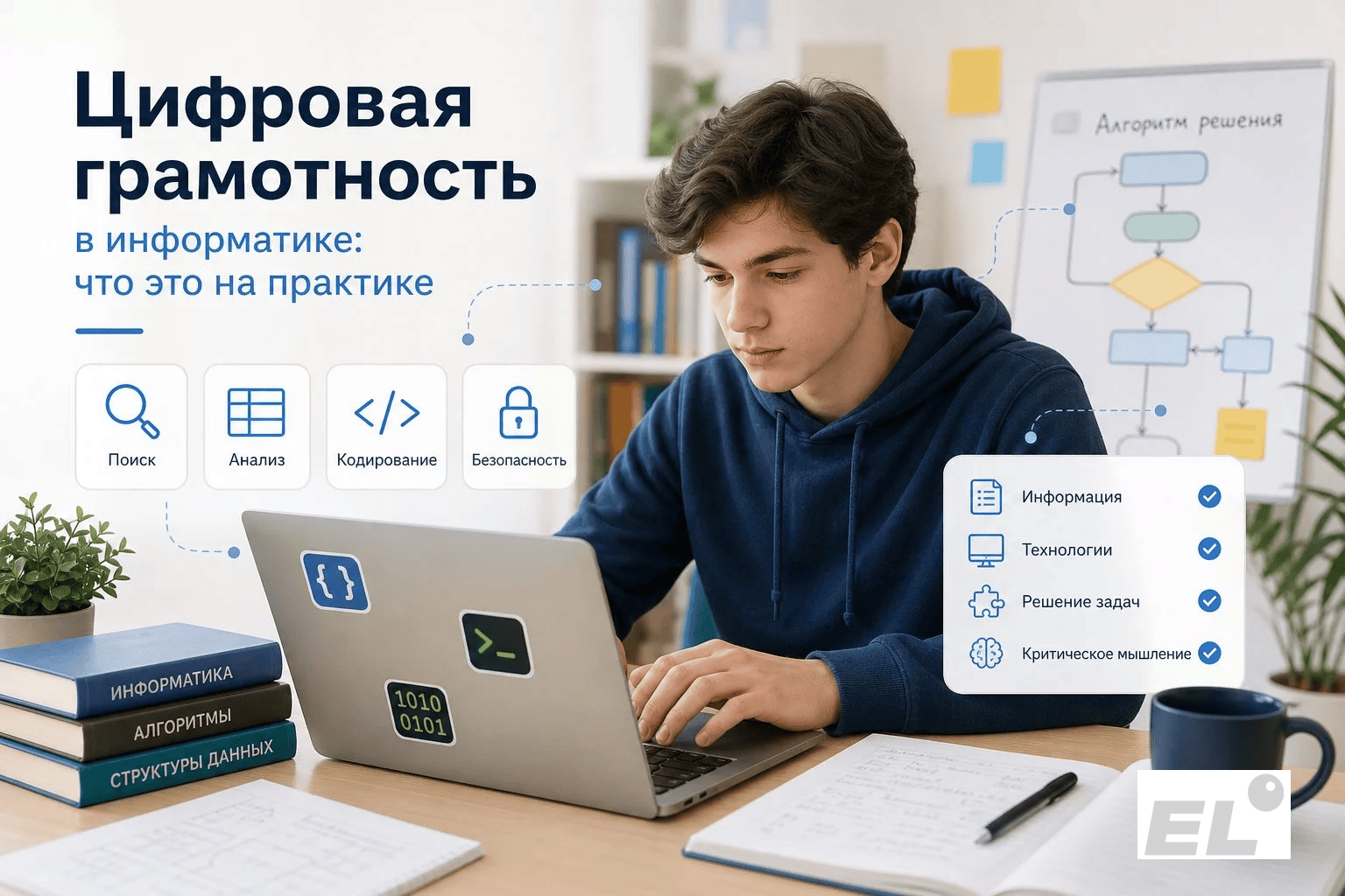 Как подготовиться к ЕГЭ по информатике с нуля: план и навыки для 90+ баллов