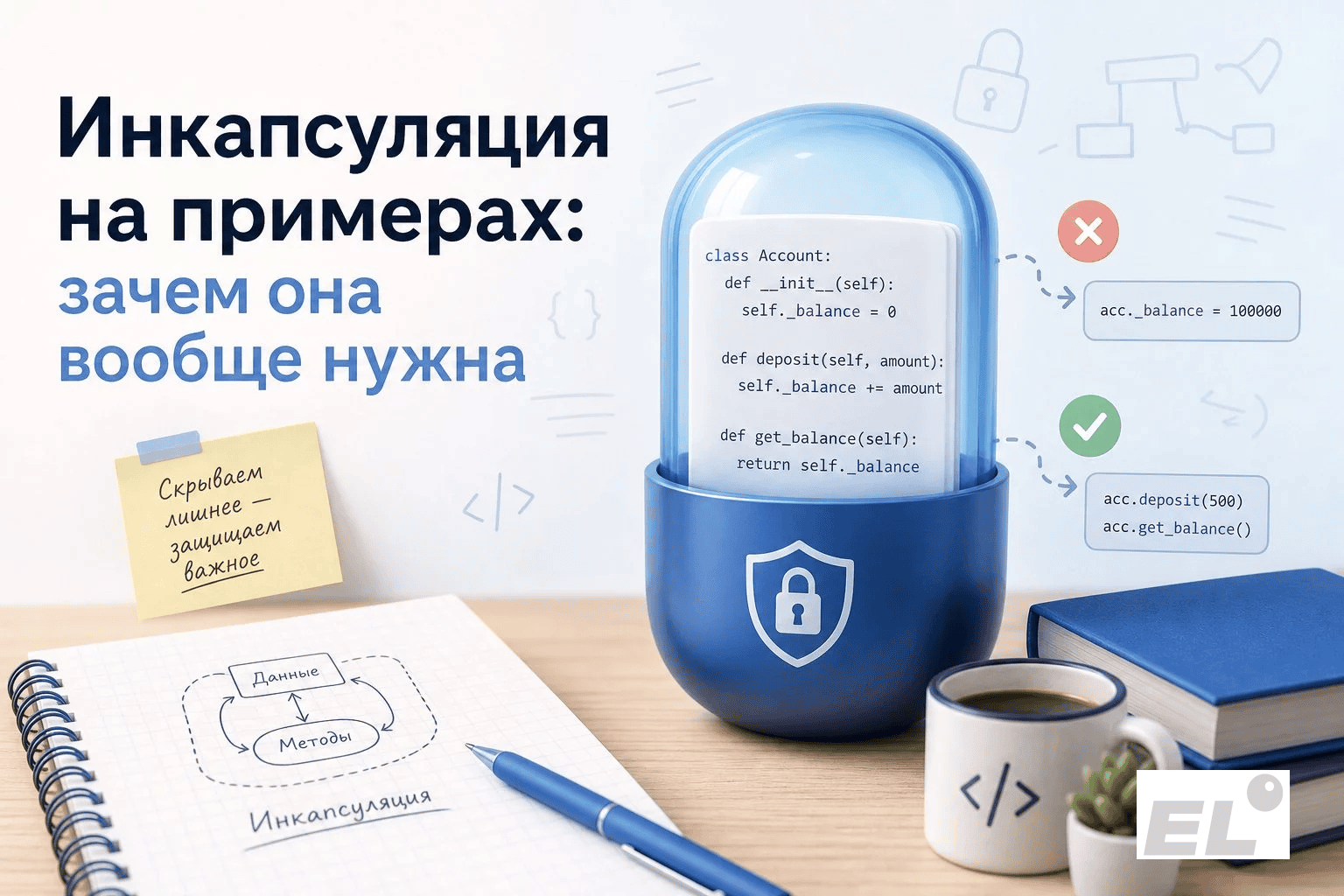 Разбираем инкапсуляцию: зачем этот принцип важен для решения задач ЕГЭ