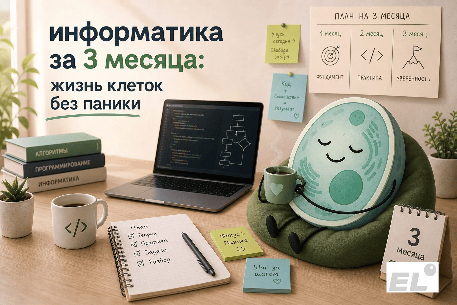 Подготовка к ЕГЭ по информатике за 3 месяца: план с нуля до 80+ баллов