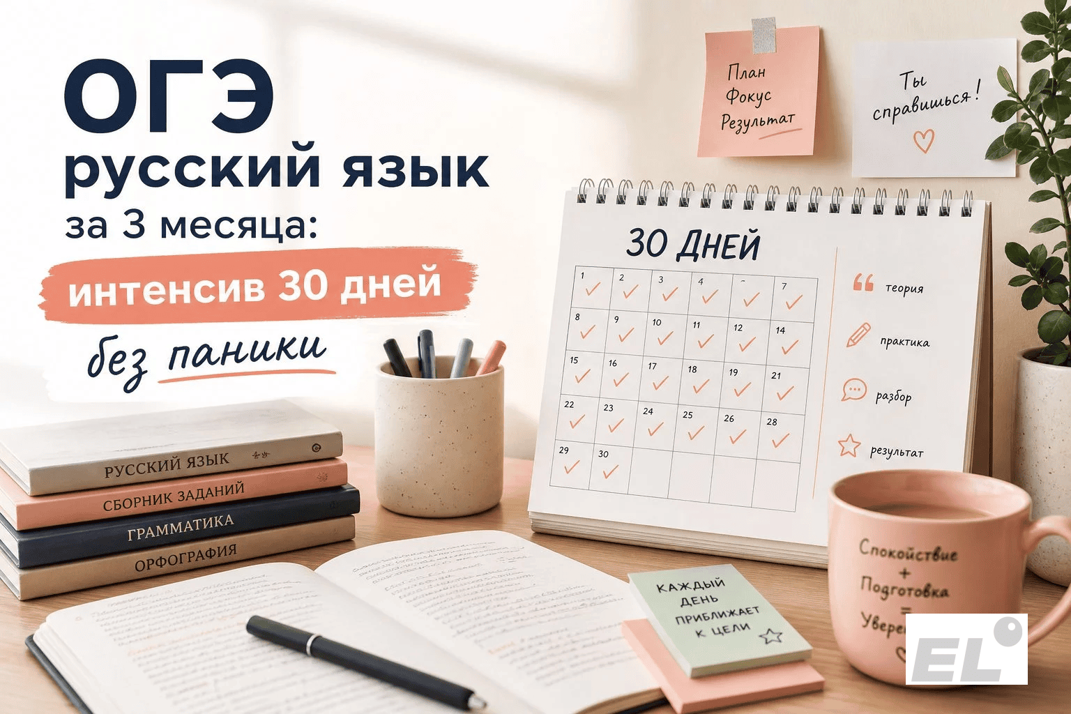 ОГЭ русский язык: интенсив 30 дней