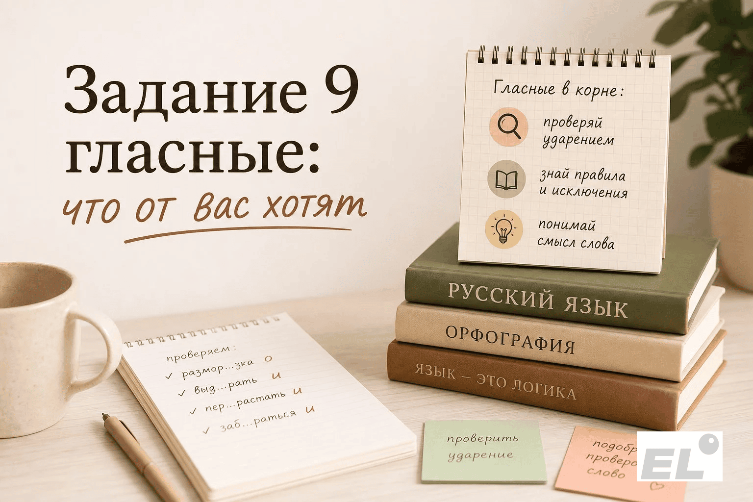 Задание 9 ЕГЭ русский язык: гласные в корне без паники