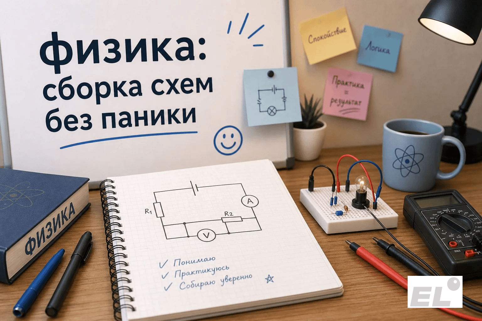 ЕГЭ физика: как читать и собирать электрические схемы без паники