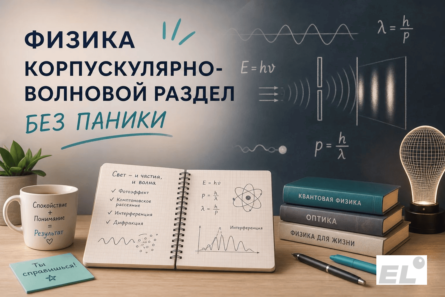 ЕГЭ физика: корпускулярно-волновой дуализм без паники