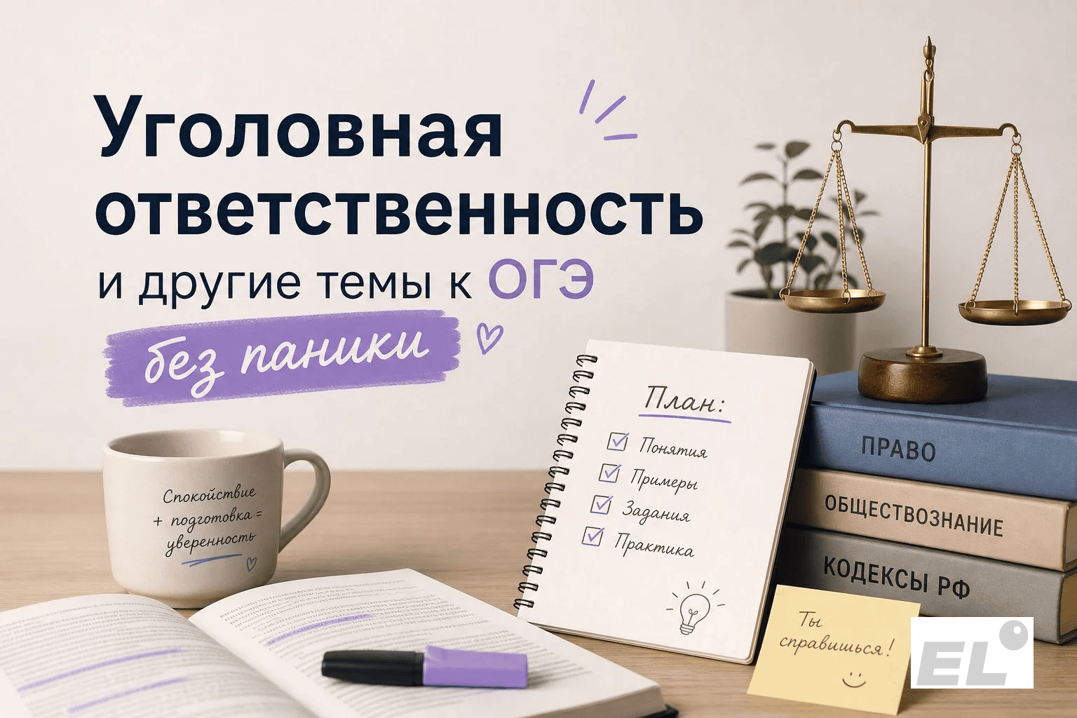 ОГЭ по обществознанию: уголовная ответственность, право, экономика без паники