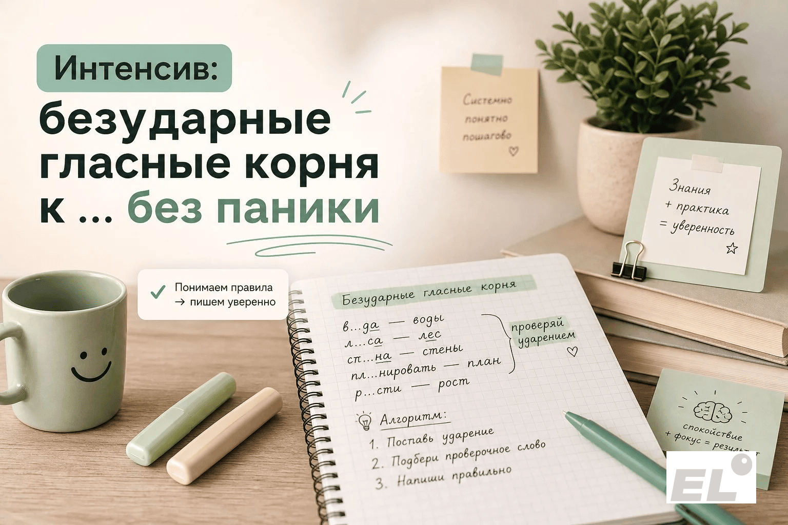 Интенсив: безударные гласные корня к ЕГЭ