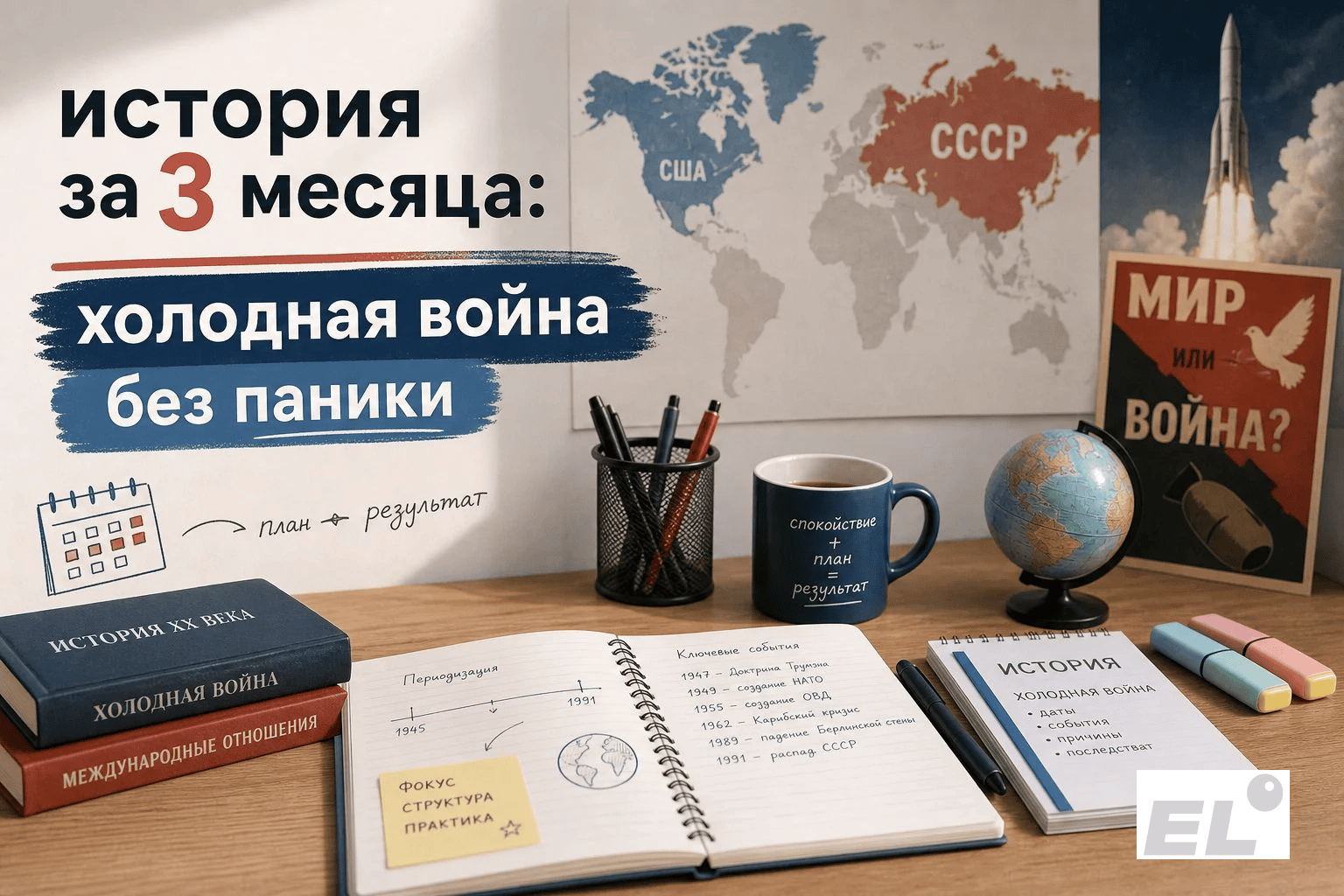 Холодная война на ЕГЭ по истории: как разобраться за 3 месяца