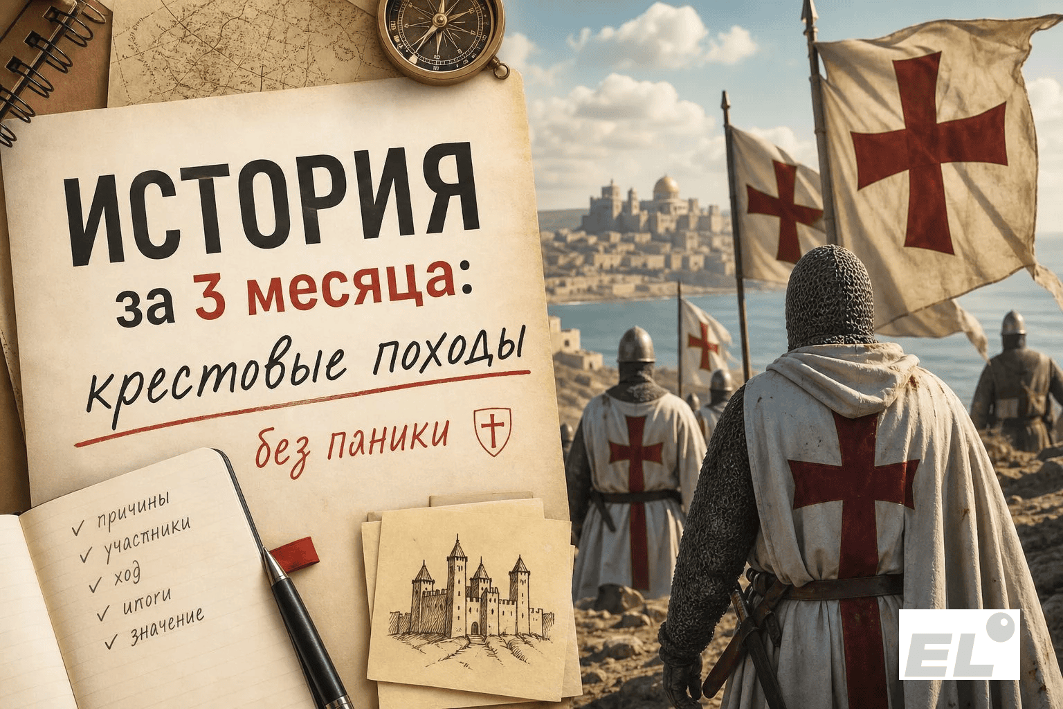 Крестовые походы на ЕГЭ по истории: как разобраться за 3 месяца