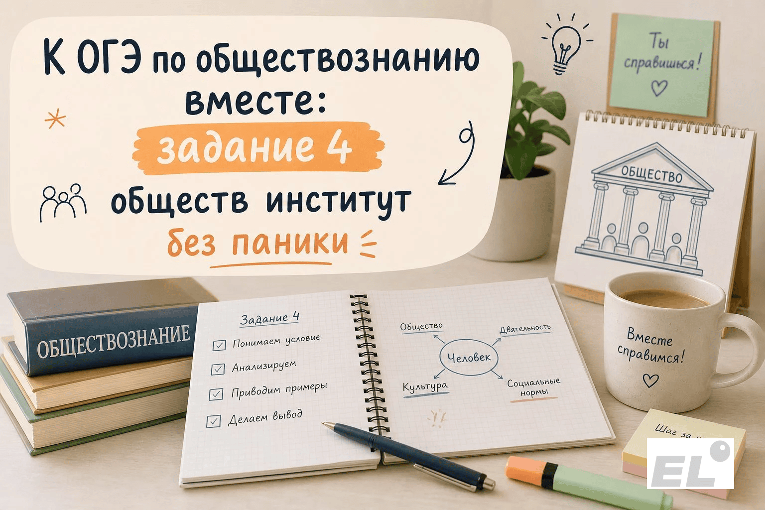 Задание 4 ОГЭ по обществознанию: институты общества