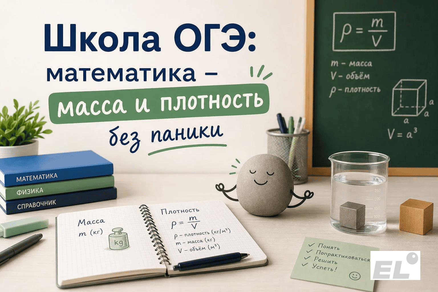 Масса и плотность на ОГЭ по математике: как решать задачи без ошибок