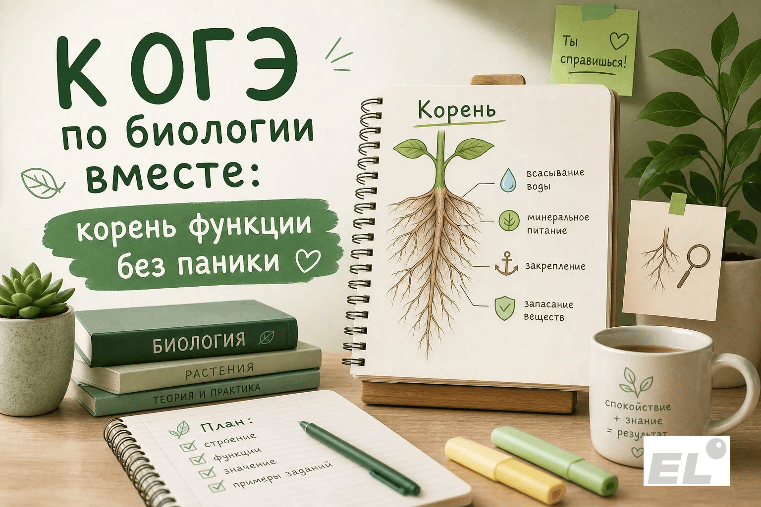 Корень и его функции на ОГЭ по биологии: как запомнить без зубрёжки