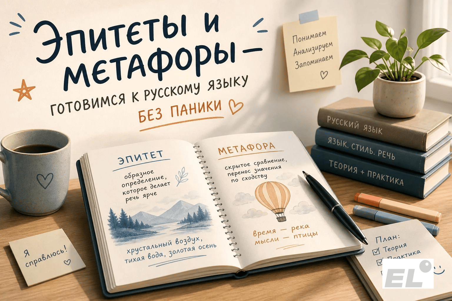 Эпитеты и метафоры на ЕГЭ по русскому языку: как не путать тропы