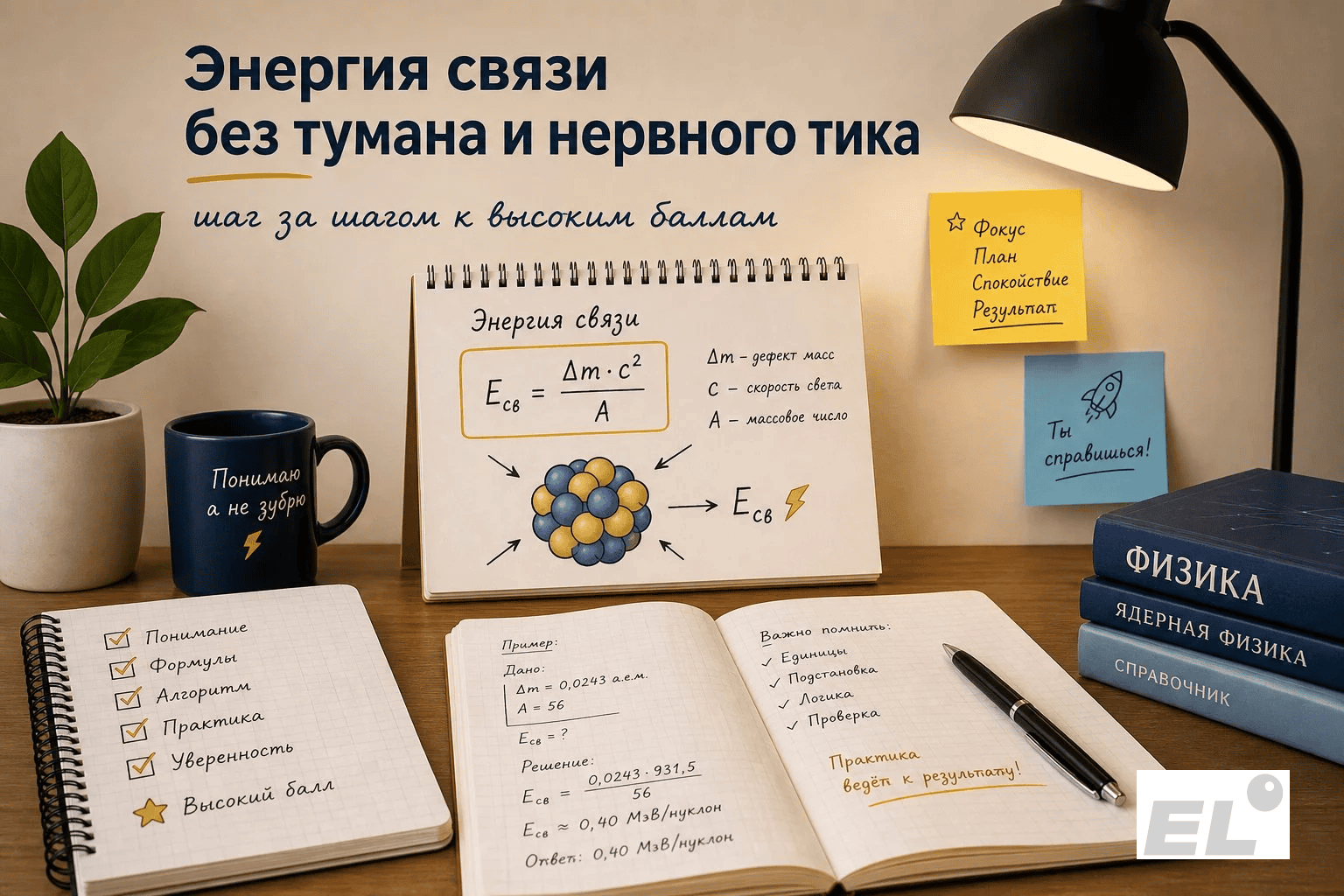 Энергия связи на ЕГЭ по физике: как решать задачи без ошибок