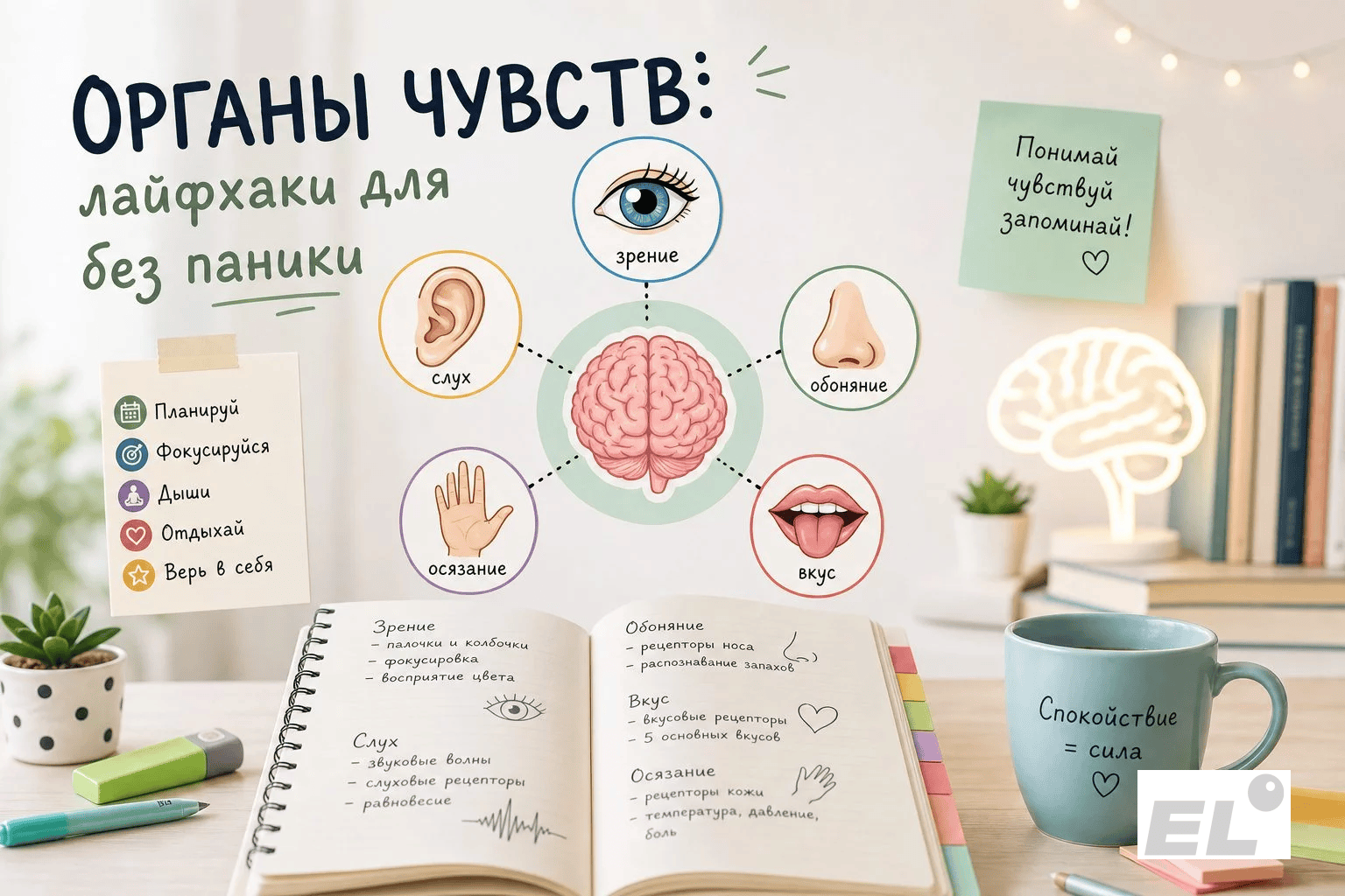 Органы чувств на ЕГЭ по биологии: как разобраться без зубрёжки