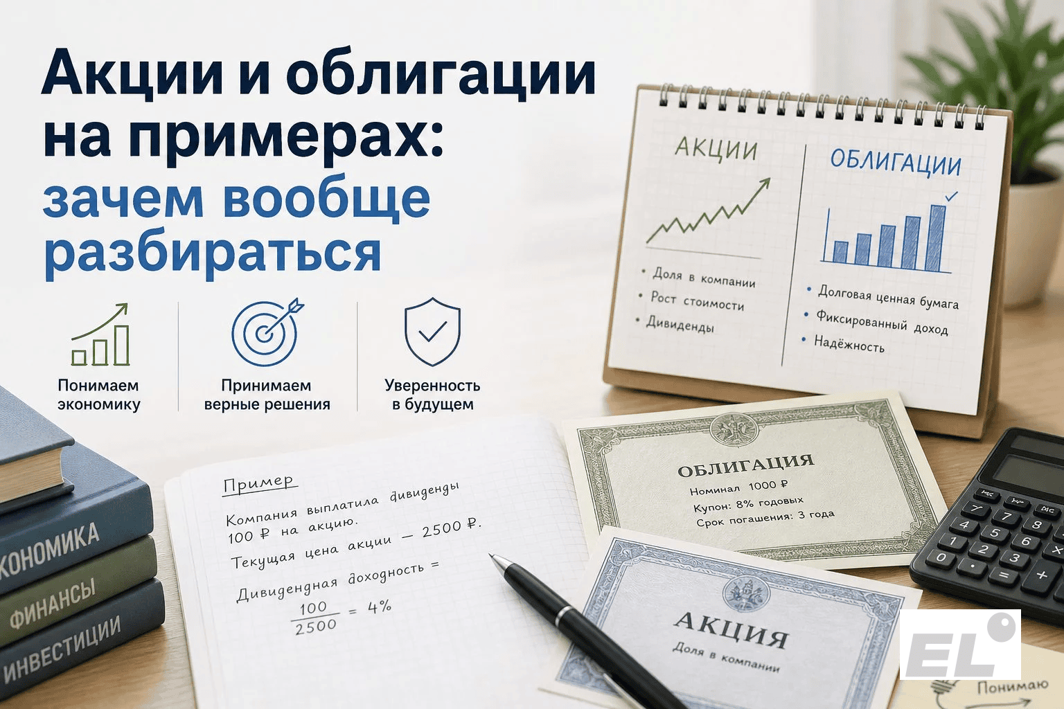 Акции и облигации на ЕГЭ: как решать задачи по экономике без ошибок