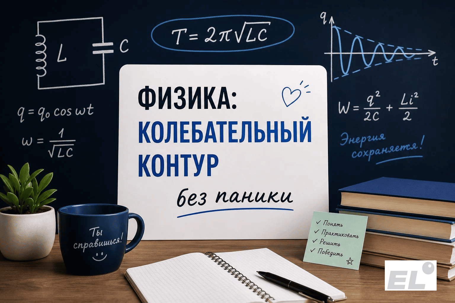 Колебательный контур на ЕГЭ по физике: как решать задачи без ошибок