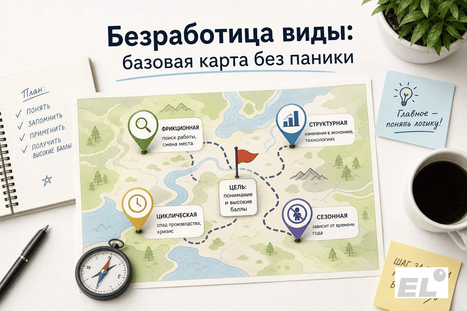 Виды безработицы на ЕГЭ по обществознанию: как решать задачи без ошибок