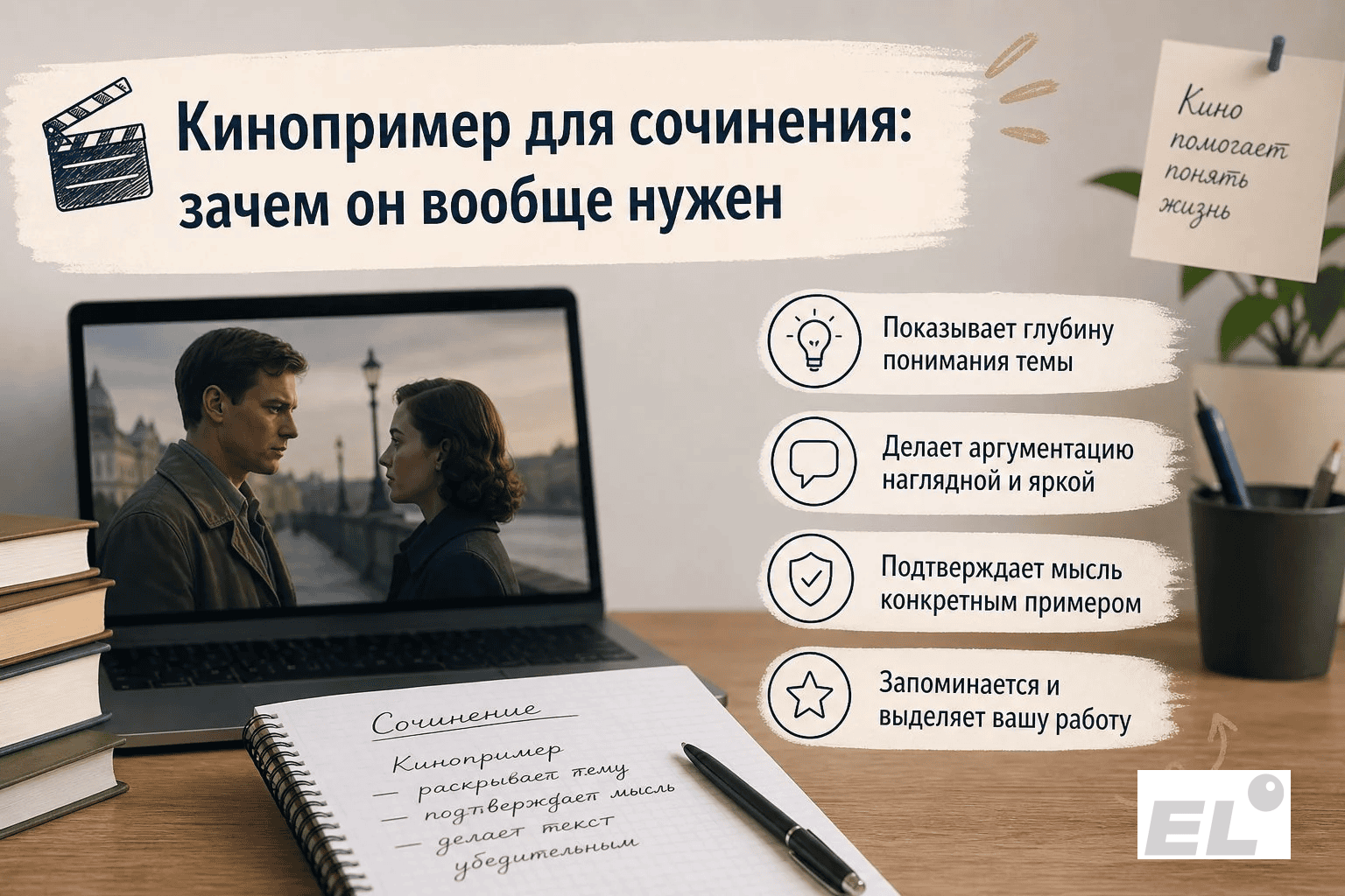Кинопример для сочинения на ЕГЭ по русскому языку: как использовать без ошибок