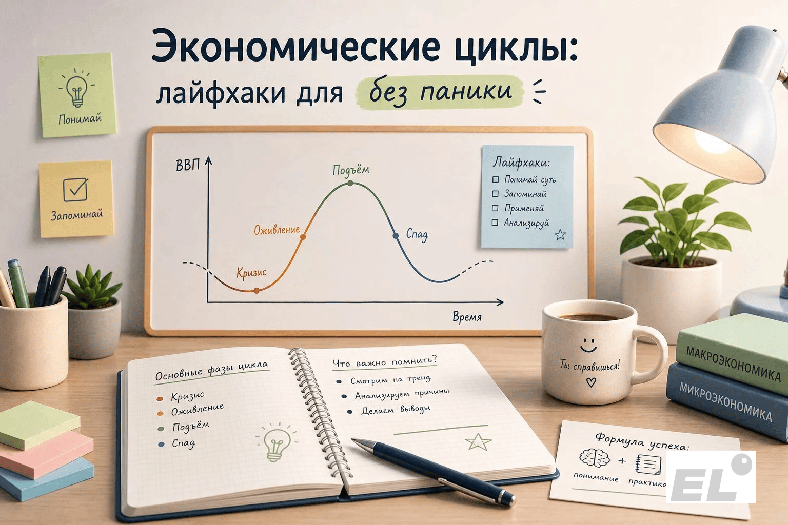 Экономические циклы на ЕГЭ по обществознанию: фазы, причины и меры государства