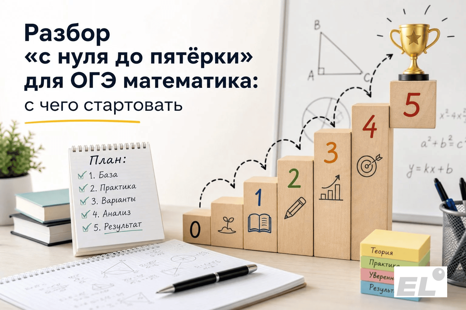 Как подготовиться к ОГЭ по математике с нуля: алгоритм до пятёрки
