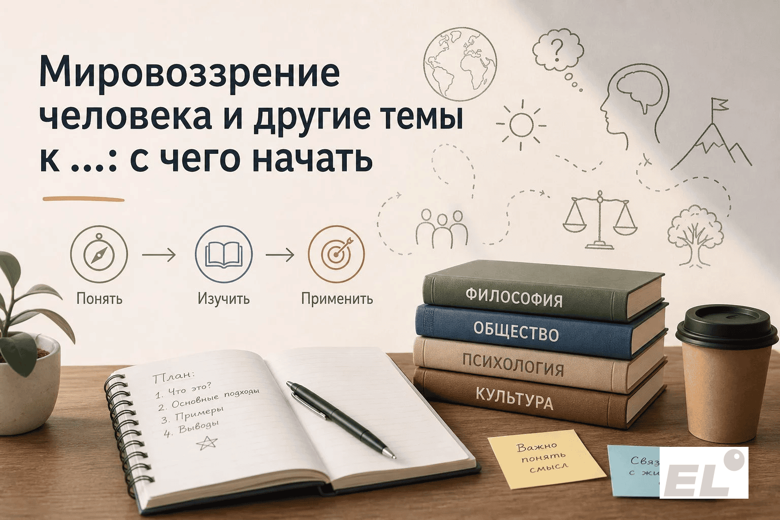 Мировоззрение в ЕГЭ по обществознанию: от определений до примеров за 10 минут