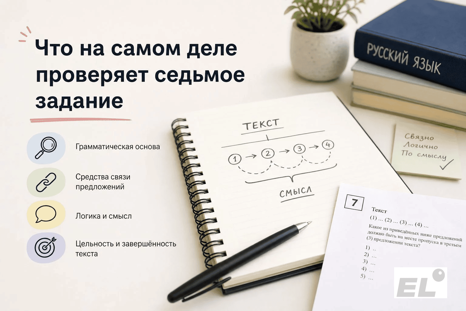 Задание 7 ЕГЭ по русскому языку: алгоритм решения без зубрёжки