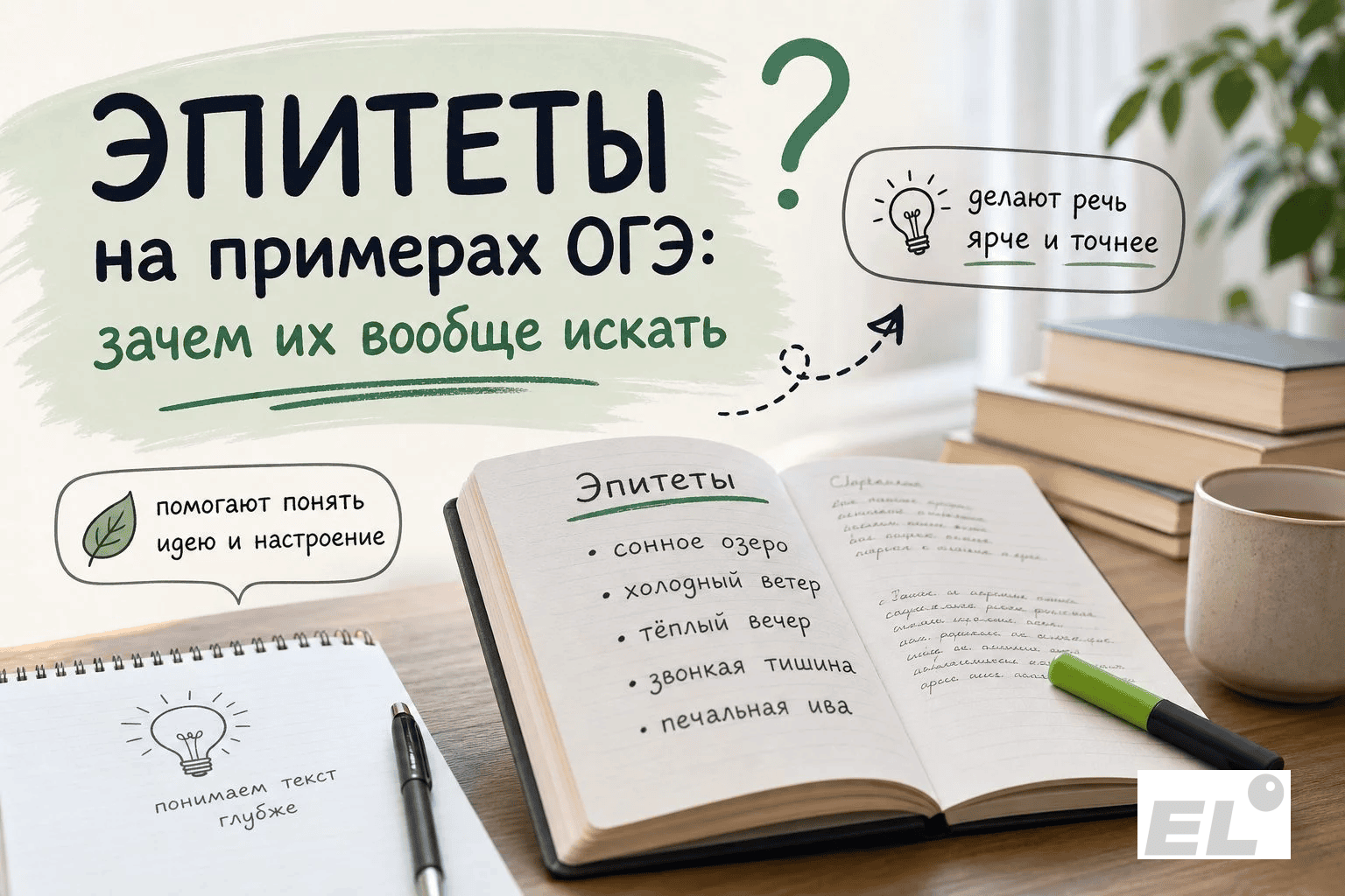Эпитеты ОГЭ русский: как найти образное определение и не ошибиться