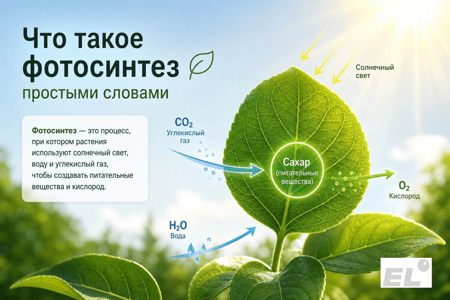 Фотосинтез: процесс, фазы, значения для ЕГЭ по биологии