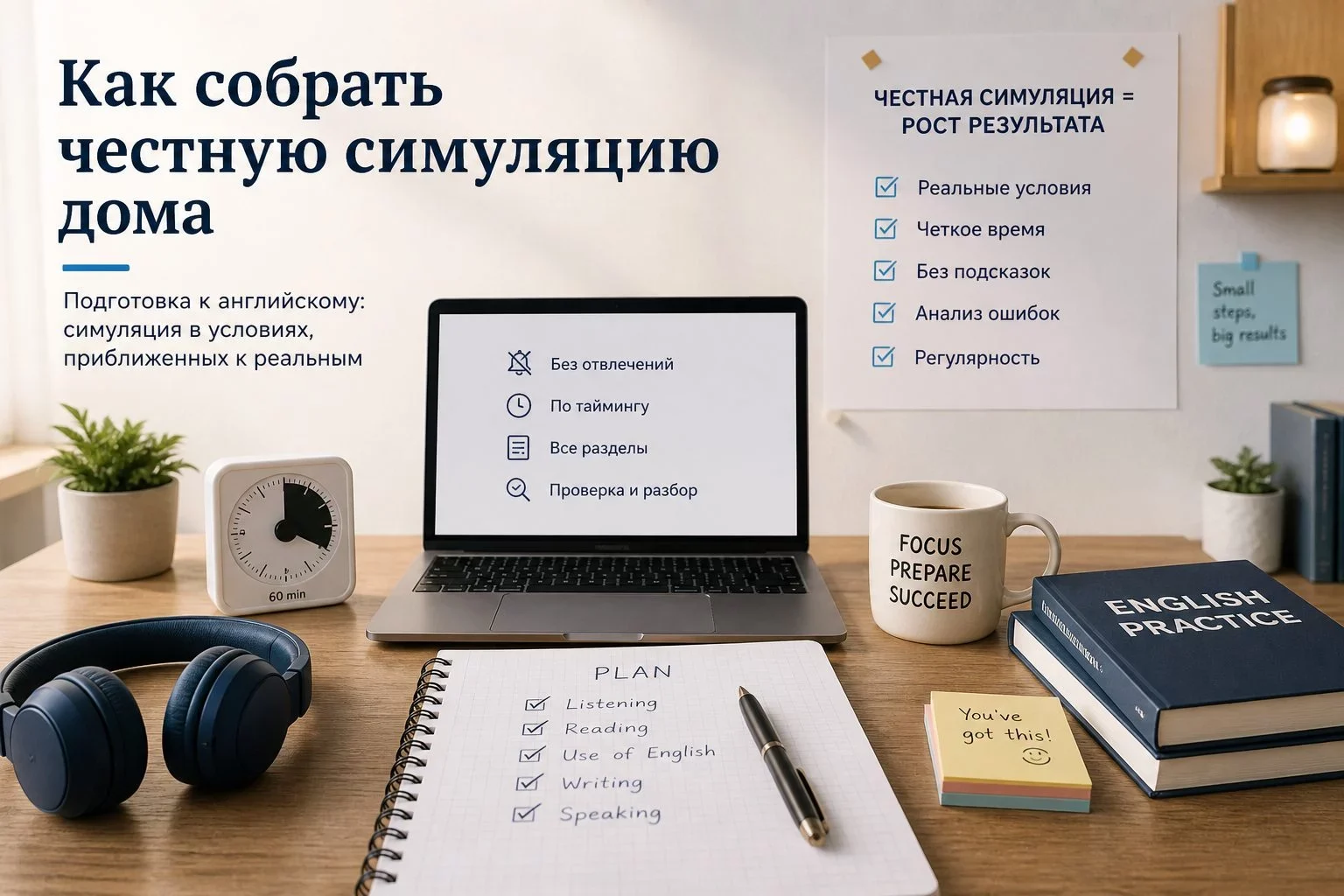 Что такое Exam Simulation и зачем он нужен для сдачи ЕГЭ по английскому языку?Ты наверняка...