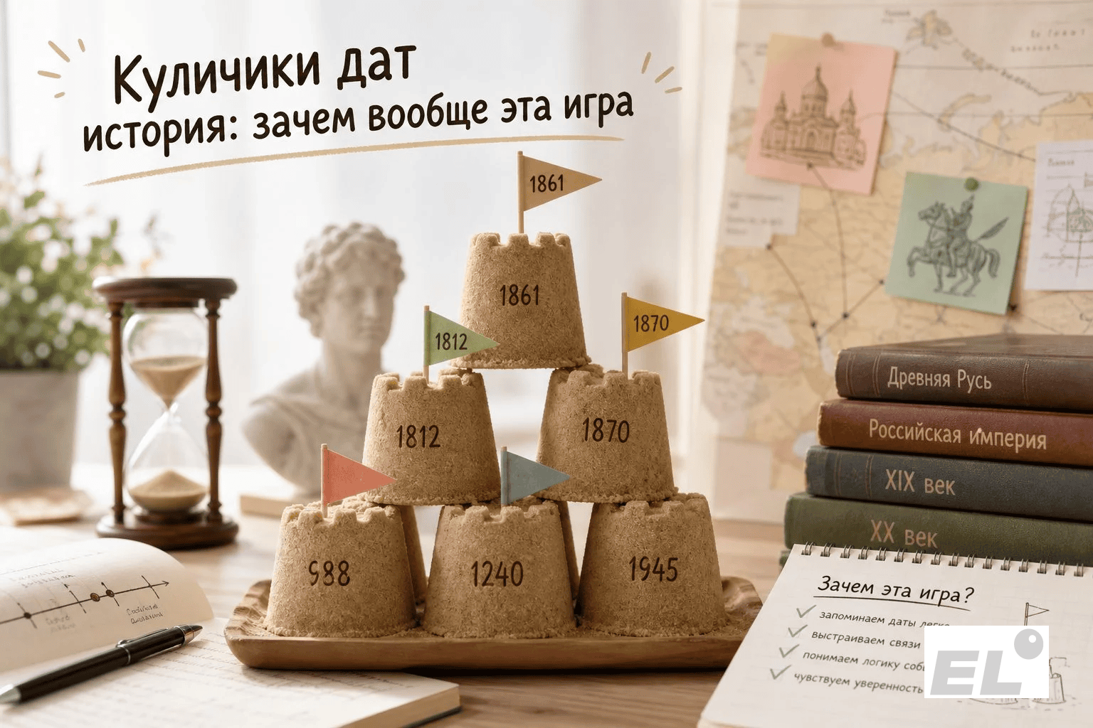Методика запоминания «куличиков» дат для ЕГЭ по истории