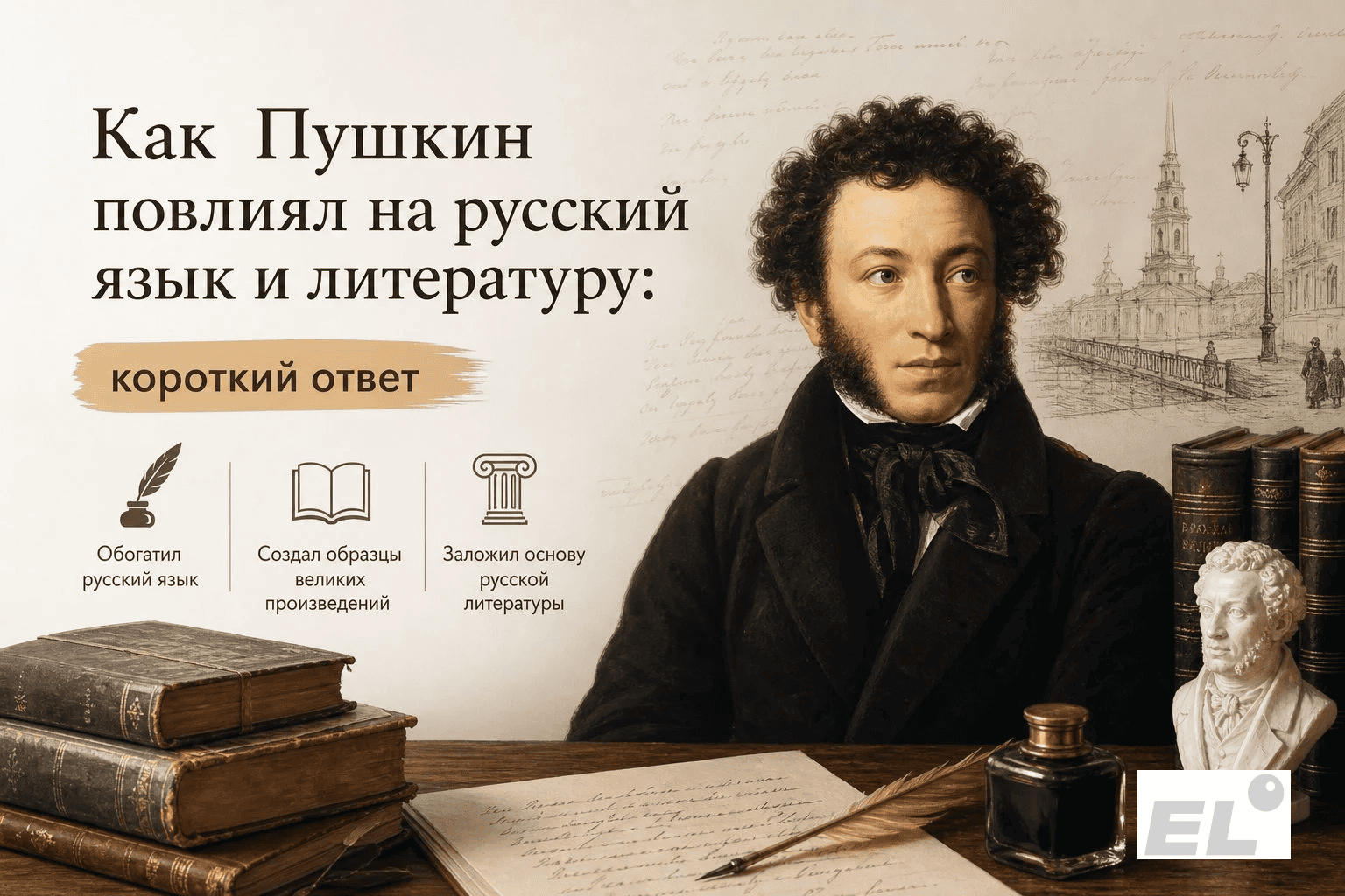 А.С. Пушкин: как поэт изменил русский язык и литературу и почему это важно для ОГЭ и ЕГЭ