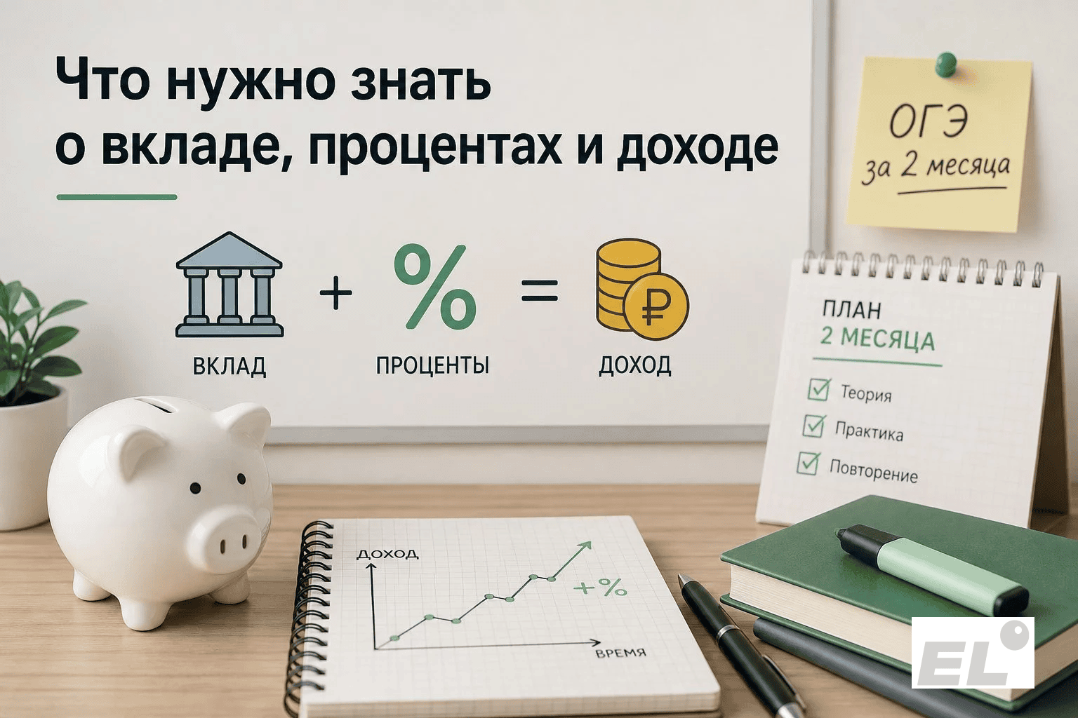 Как решать задание №6 ОГЭ по обществознанию: тема «Вклад и доход»