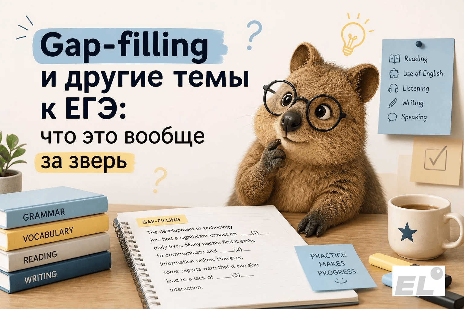 Gap‑filling в ЕГЭ: от теории до создания собственных упражнений