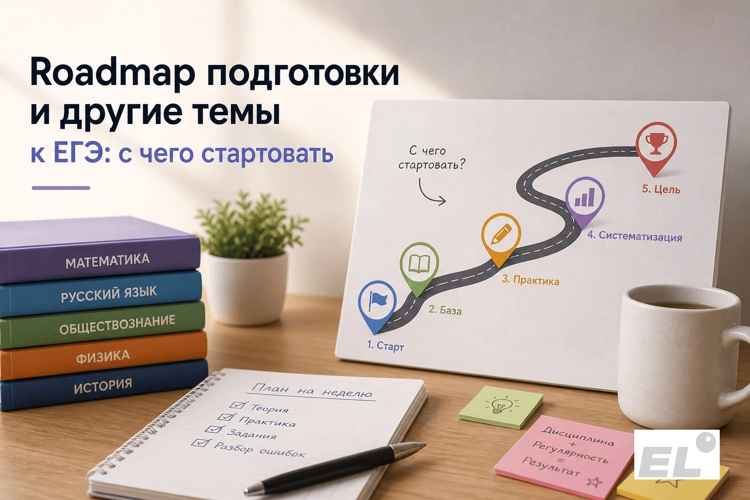 Как построить персональную дорожную карту подготовки к ЕГЭ и прийти к цели без выгорания