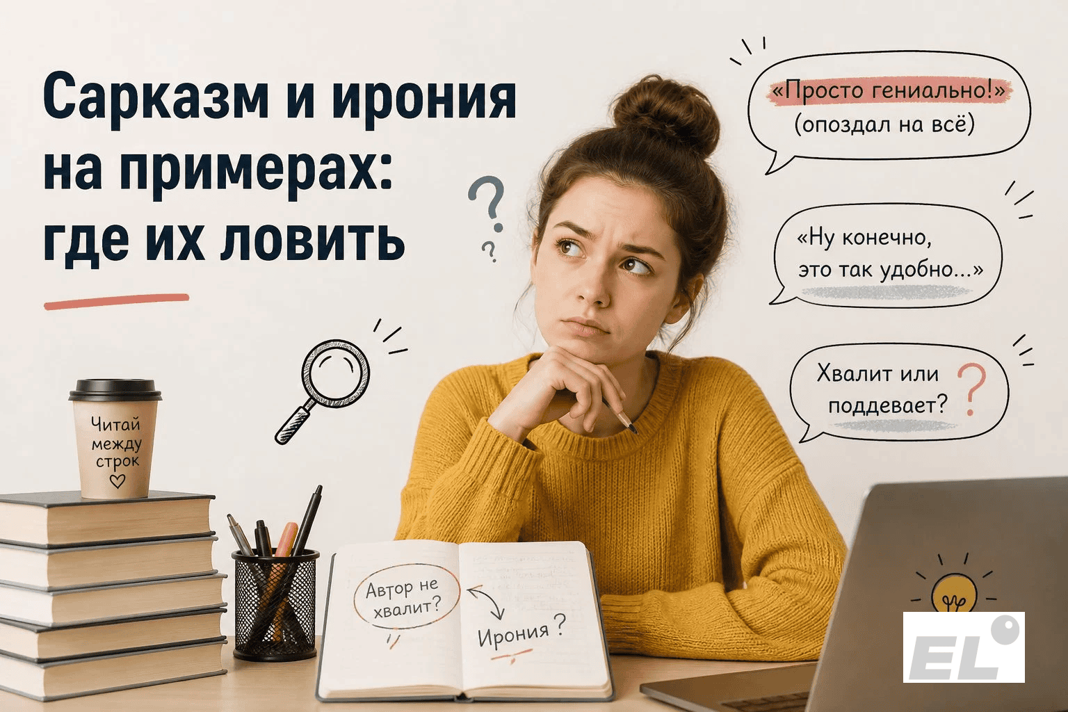 Ирония и сарказм в экзаменационных заданиях: от теории к практике