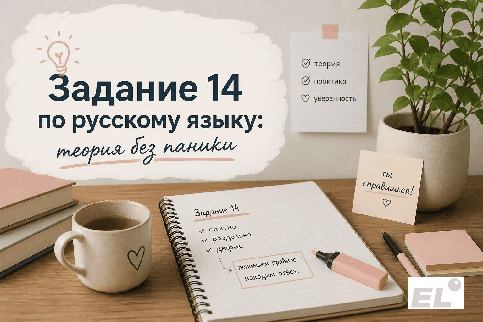Задание 14 ЕГЭ по русскому языку: теория, алгоритм и практика написания